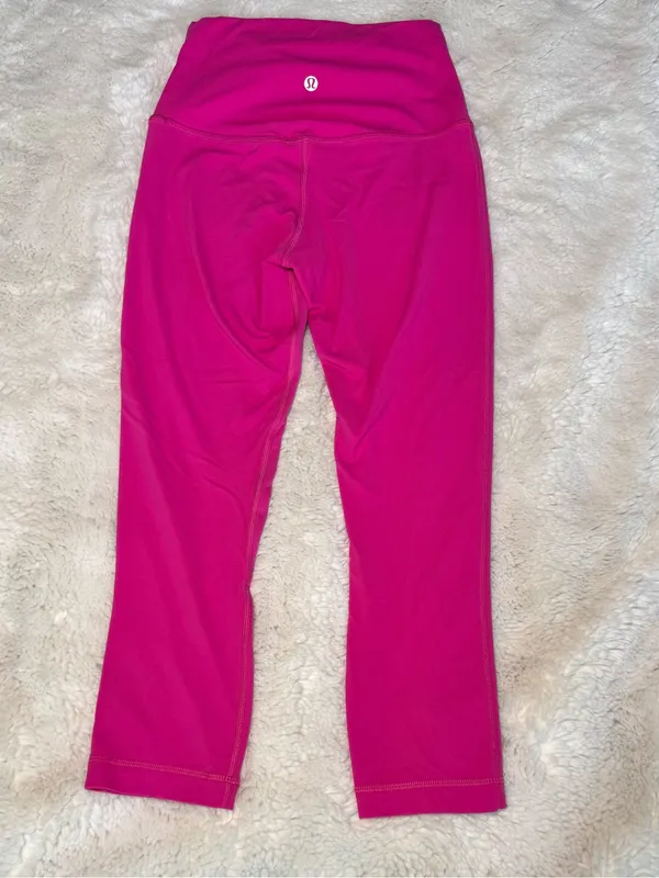 Lululemon Align High-Rise Crop 21” Leggings Sonic Pink Size 4 - Image 6