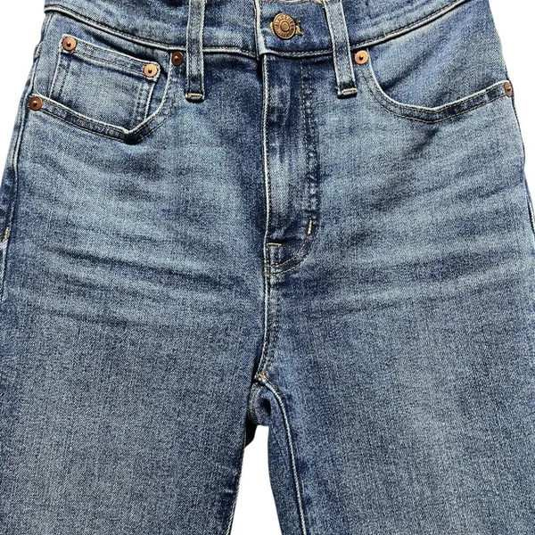 Madewell Cali Demi-Boot Jeans Women’s‎ Size 23 | High Rise Stretch Denim Blue - Image 11