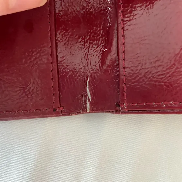 Betsey Johnson red trifold wallet RARE - Image 4