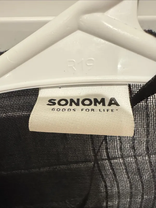 Sonoma Black Sheer Open-Front Cape - Image 2