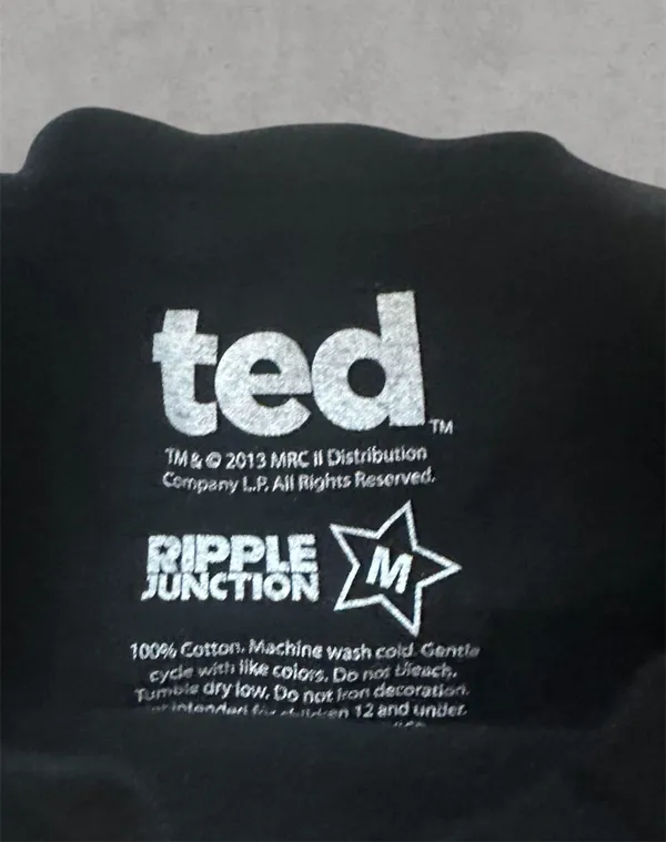Ted "You Never Shoulda Trusted Me" Black Graphic Meme Tee - Image 2