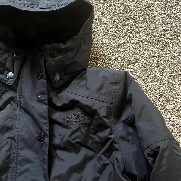 The North Face Jacket Reign on Down Parka Insulated Black Hooded Womens XS - Image 4