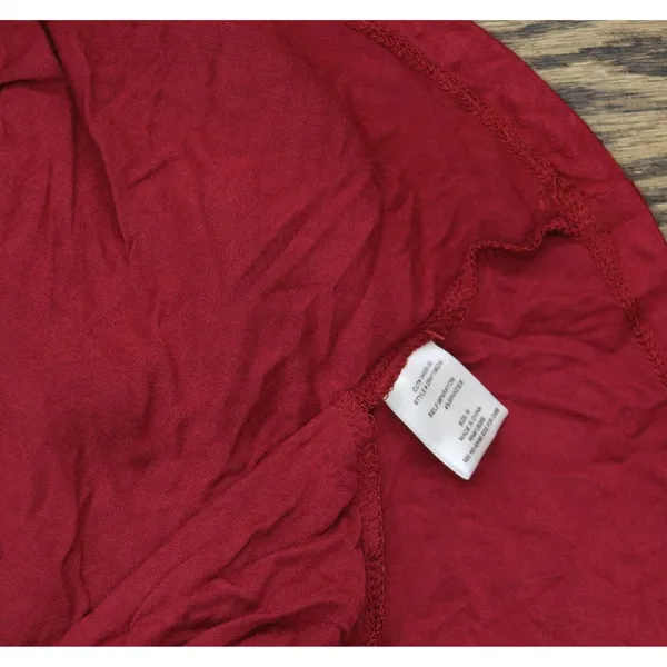NWT Trixxi Juniors Knit Mock-Turtleneck A-Line Dress Red M - Image 7