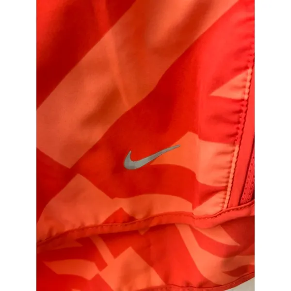 Nike Dri-FIT Women’s Medium Coral Print Lined Running Athletic Shorts - Image 4