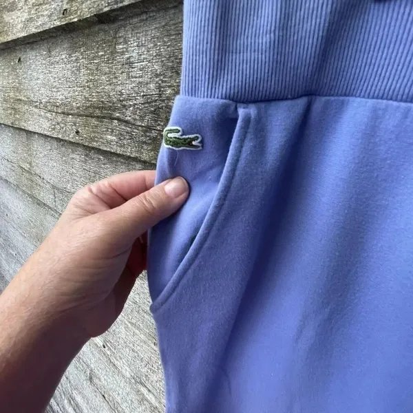 Lacoste woman’s size 44 (XL ) striped sides track pants - Image 5