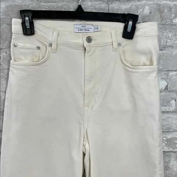 & Other Stories Straight Leg Jeans in Off-White - Image 2