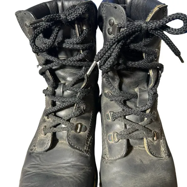 Dr. Martens Women’s 7741 Original Black Leather Boots Size 5 - Image 4