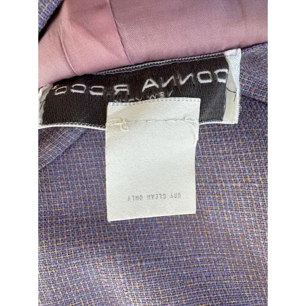 Vintage Y2K Donna Ricco Petite Light Purple Knee Length Skirt - Image 7
