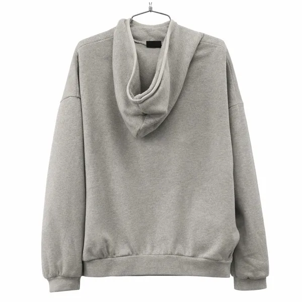 Fear‎ of God Essentials Hoodie S Taupe Gray Oversized Pullover FOG - Image 4