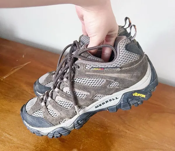 Merrell • Moab Ventilator hiking shoes waterproof gray waterproof low J87336 - Image 7