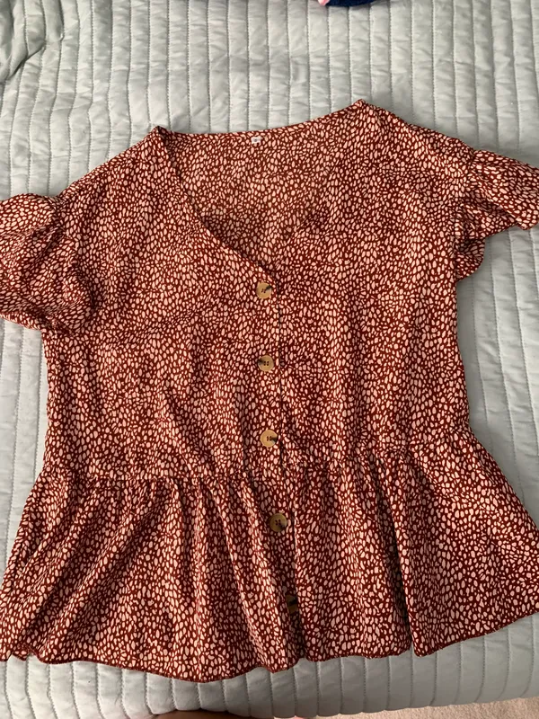 SheIn polka dot ruffle - Image 2