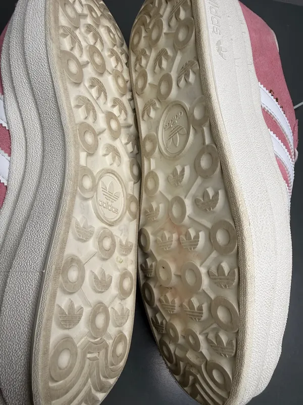 Adidas Gazelle Bold ‘Super Pop” Pink Suede Women's Sneakers with White Stripes - Image 14
