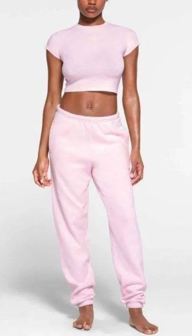SKIMS Cotton Fleece Joggers M - Image 2