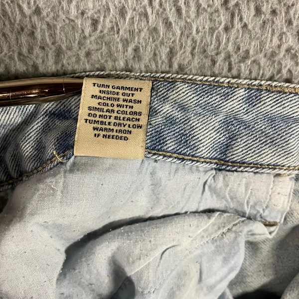 Love Cult Cargo Pants Women 1X 36x29.5 Wide‎ Leg Stretch Utility Denim Jeans NWT - Image 13