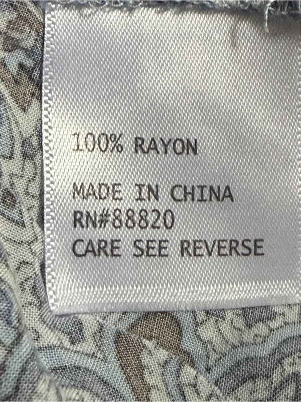 Rose & Rhyme Blue Blouse Size L - Image 4