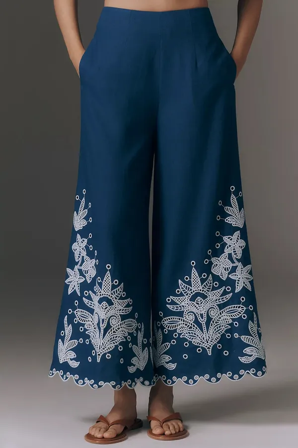 Farm Rio Linen Embroidered Set - Image 6