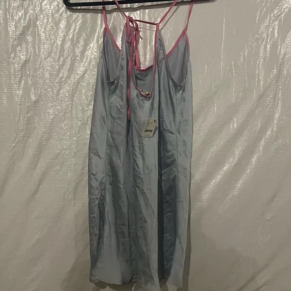 NWT Intimately Free People Blue Just What You Need Mini Slip Size Medium $60 - Image 5