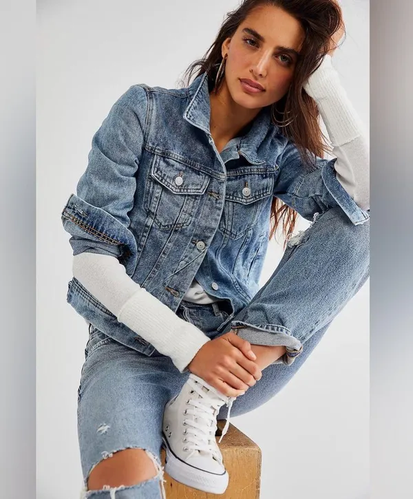 ❤️Free People Rumors Denim Jacket - Image 3