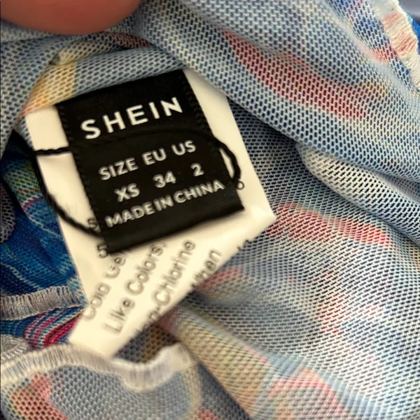 SHEIN Colorful Swirl Pattern Dress - Image 8