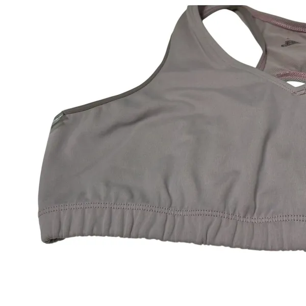 Under Armour Women's Lilac purple Sports Bra M Padded Racerback Wireless‎ - Image 3