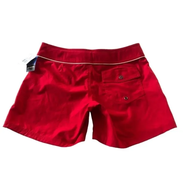 Patagonia Boardie 6 Special Red Avon Ocean Rescue Beach Patrol Shorts 4 - Image 3