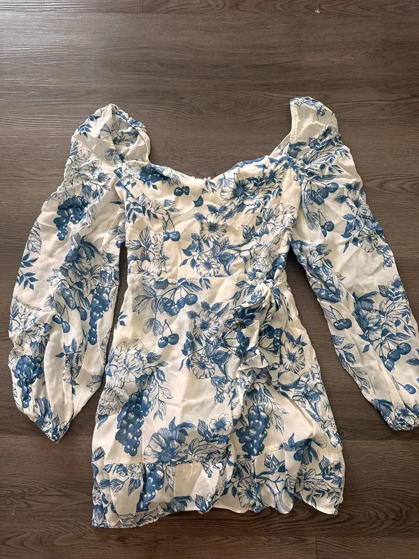Reformation Floral Mini Dress - Image 4