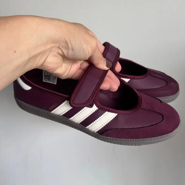 Adidas Samba Mary Jane Burgundy Size 8.5 - Image 6
