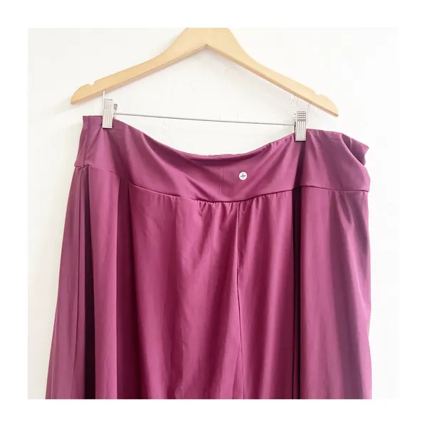 Halara Breezeful Midi Skirt Women 3X Burgundy High-Waisted Asymmetrical Cocktail - Image 8