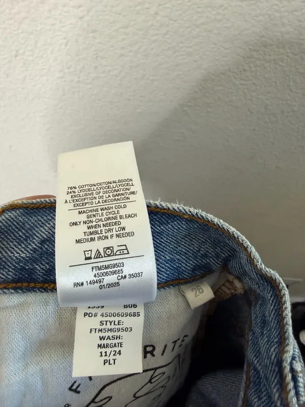 NWT‎ Favorite Daughter Otto High Rise Boyfriend Ankle Margate Womens Size 26 - Image 12