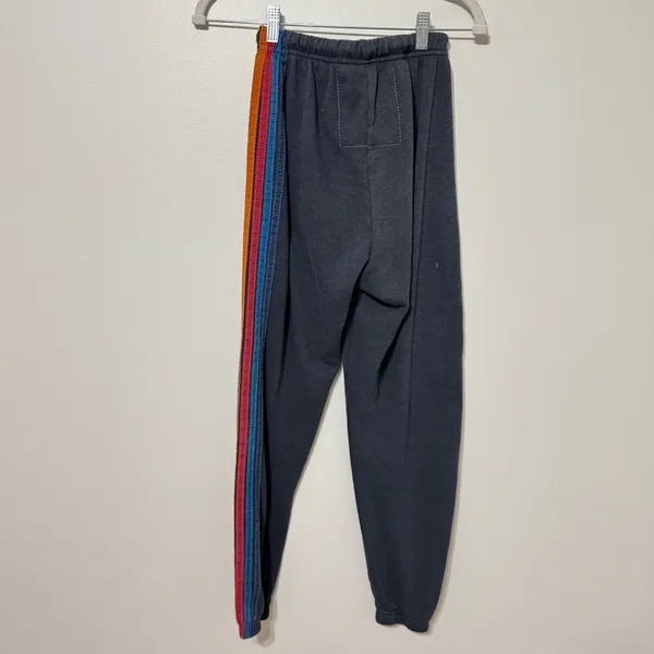 Aviator Nation 5 Stripe Jogger Size Small Gray Women’s Sweatpant - Image 8