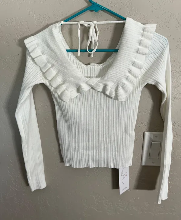 Knit Sweater Top - Image 2