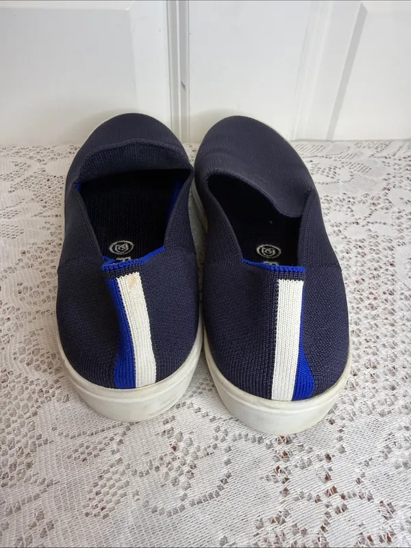Rothy's The Original Slip-On knit blue Loafers size 8 - Image 7