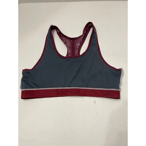 PSD Sports Bra Size XL Deep Red/ Blue - Image 3