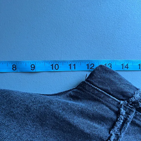 Pacsun High Rise Bootcut Jeans Black Patchwork Distressed‎ Denim 26 - Image 8