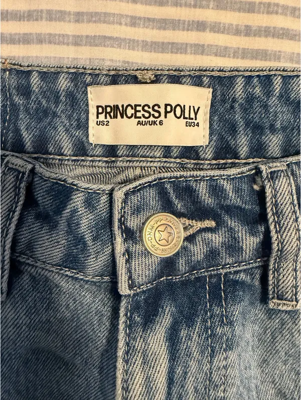 Princess Polly Tropicana Denim Shorts - Image 3