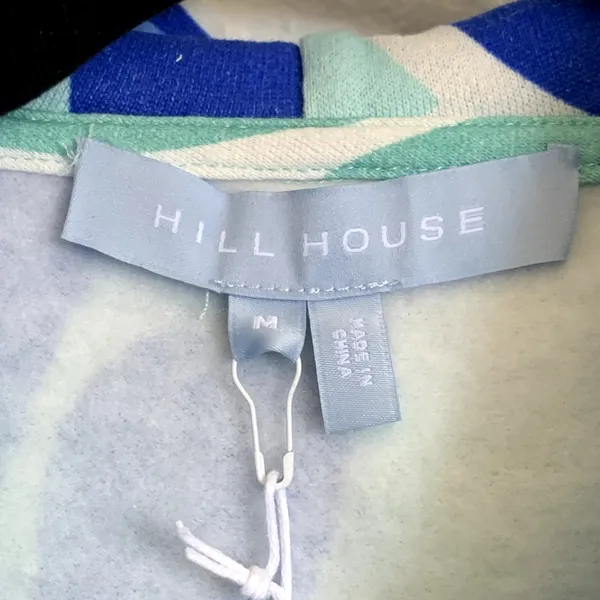 NWT‎ Hill House The Allie Zip Hoodie in Ocean Kaleidoscope Blue - Image 6