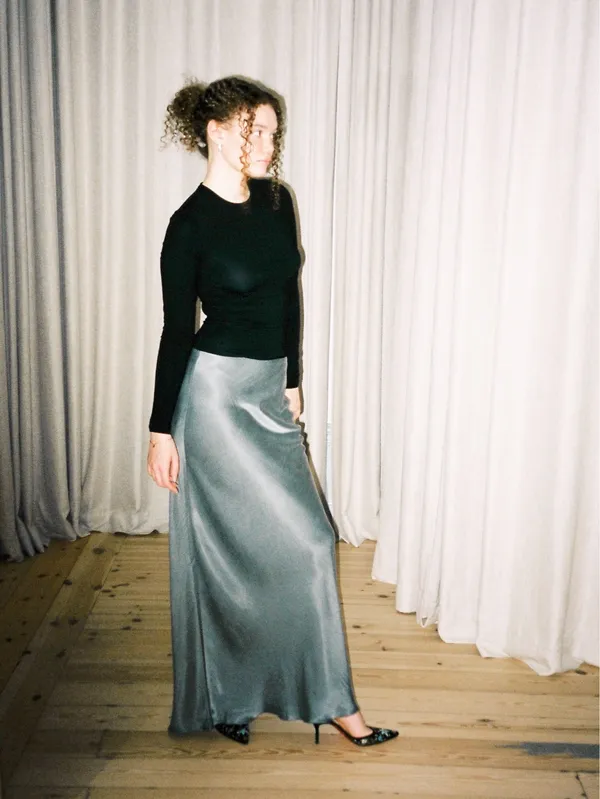 NWOT Djerf Avenue Vision Skirt Storm - Image 3