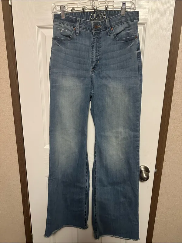 Kimes Ranch Light Blue High-Rise Wide Leg Jeans - Image 3