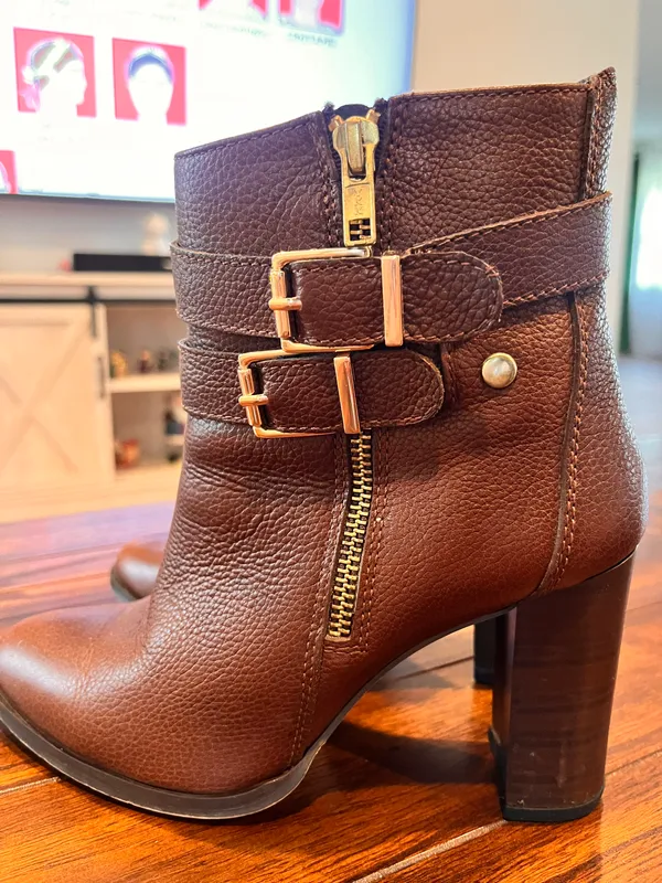 Leather Boots Gillio Brown Size 7 - Image 2