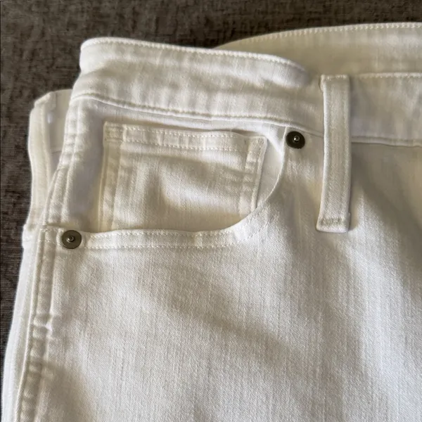Madewell women’s white high skinny stretch denim Jeans‎ size 16/33 - Image 11