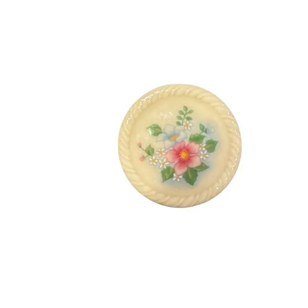 Avon Vintage Spring Bouquet Porcelain Brooch - Image 4