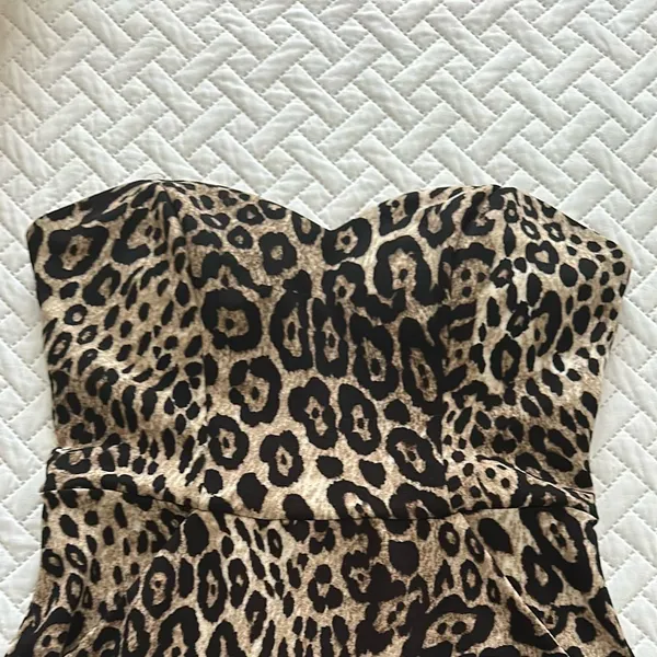 Strapless Dress Brown Size 5/6 - Image 4