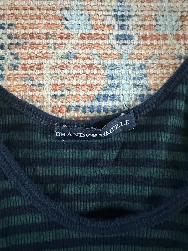 Brandy Melville Striped Tank Top - Image 2