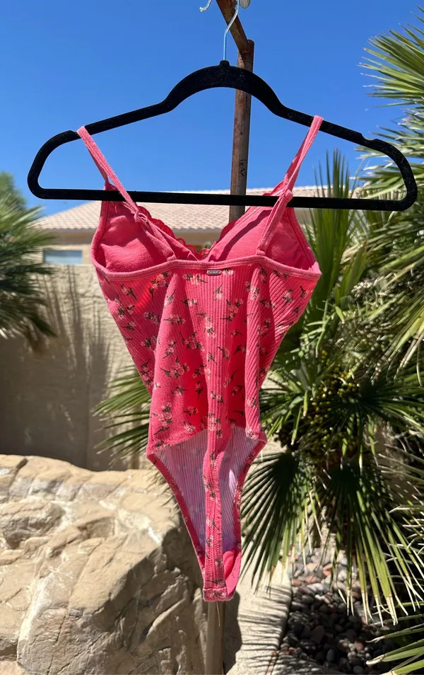 Victoria's Secret PINK Floral Bodysuit - Image 3