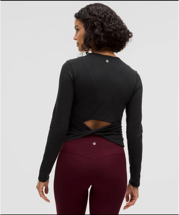All It Takes Back Twist Rib Lululemon Long Sleeve - Image 6