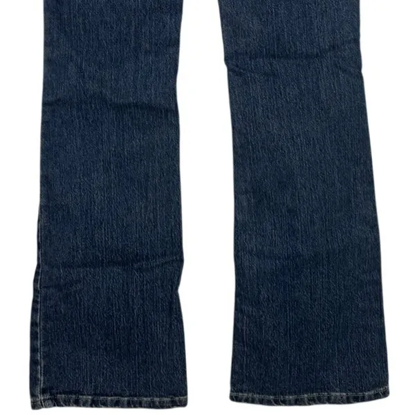 American Eagle Skinny Flare Bootcut Low Rise Full Length Jeans Stretch 4 Blue - Image 6