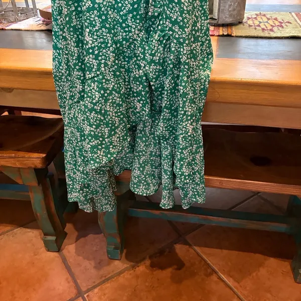 Lulu's Emerald Floral High-Low Dress - Image 7