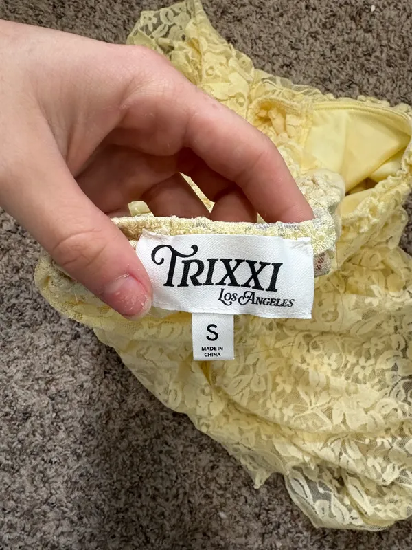 Babydoll top Yellow - Image 3
