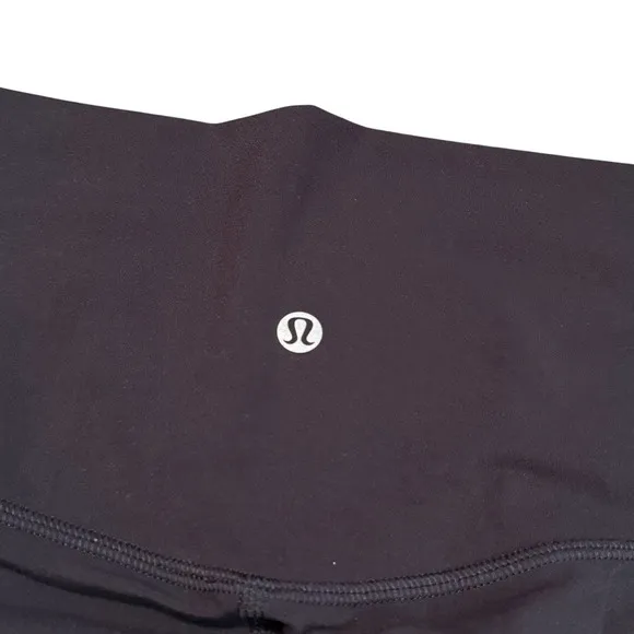 Lululemon Align Leggings Solid Black Soft Yoga Athleisure‎ Smooth Lounge Size 12 - Image 5