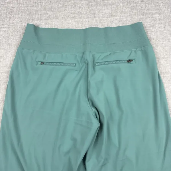 Athleta Venice Pants Womens XL Teal Green High Rise Wide Leg Stretch Pull On - Image 12